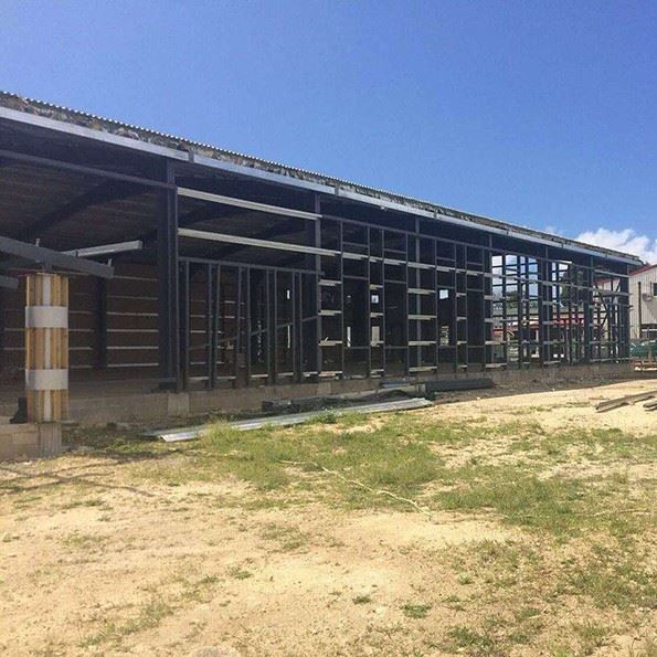 Weather Board Steel Structure Shopping Mall